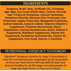 Zignature Kangaroo Limited Ingredient Formula Canned Dog Food -Pawsphoria Sales Store 91528 PT6. AC SS1800 V1582063985