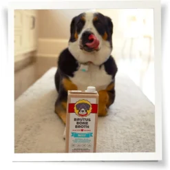 Brutus Broth Bone Broth Beef Flavor Hip & Joint Human-Grade Dog Food Topper, 32-oz Box & Brutus Broth Bone Broth Chicken Flavor Hip & Joint Human-Grade Dog Food Topper, 32-oz Box -Pawsphoria Sales Store 916422 PT4. AC SS1800 V1689883429