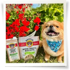 Brutus Broth Bone Broth Beef Flavor Hip & Joint Human-Grade Dog Food Topper, 32-oz Box & Brutus Broth Bone Broth Chicken Flavor Hip & Joint Human-Grade Dog Food Topper, 32-oz Box -Pawsphoria Sales Store 916422 PT8. AC SS1800 V1689883379