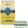 Blue Buffalo Life Protection Formula Healthy Weight Adult Chicken & Brown Rice Recipe Dry Dog Food & Blue Buffalo Homestyle Recipe Healthy Weight Chicken Dinner With Garden Vegetables & Brown Rice Canned Dog Food