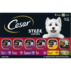 Cesar Home Delights & Classic Loaf In Sauce Variety Pack Small Breed Adult Wet Dog Food Trays & Cesar Steak Lovers Variety Pack Small Breed Adult Wet Dog Food Trays 14 Cesar Home Delights & Classic Loaf In Sauce Variety Pack Small Breed Adult Wet Dog Food Trays & Cesar Steak Lovers Variety Pack Small Breed Adult Wet Dog Food Trays -Pawsphoria Sales Store 916550 PT5. AC SS1800 V1689883438