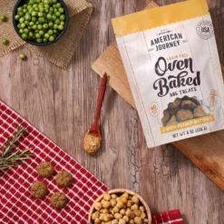 American Journey Salmon & Sweet Potato Recipe Grain-Free Dry Dog Food & American Journey Peanut Butter Recipe Grain-Free Oven Baked Crunchy Biscuit Dog Treats -Pawsphoria Sales Store 916742 PT8. AC SS1800 V1689883899