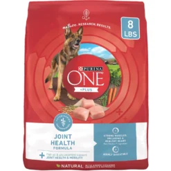 Purina ONE Plus Joint Health Formula Natural With Added Vitamins, Minerals & Nutrients Dry Dog Food, 8-lb Bag