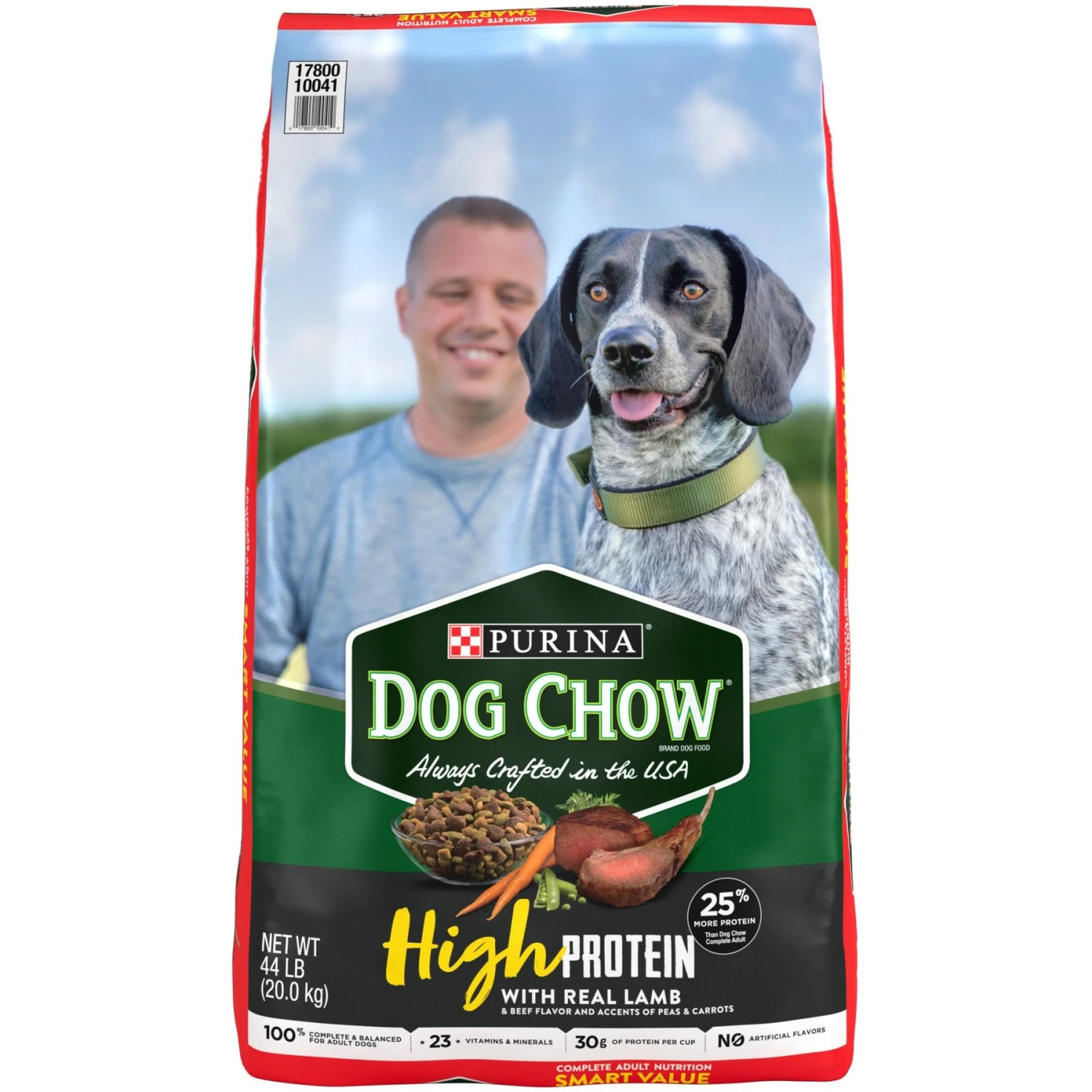 Dog Chow High Protein Recipe With Real Lamb & Beef Flavor Dry Dog Food, 44-lb Bag 1 Dog Chow High Protein Recipe With Real Lamb & Beef Flavor Dry Dog Food, 44-lb Bag