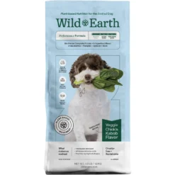 Wild Earth High Protein Performance Formula Chick'n Kabob Flavor Plant-Based Dog Dry Food