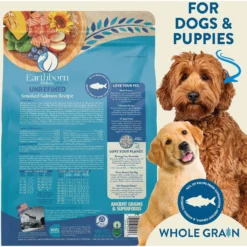 Earthborn Holistic Unrefined Smoked Salmon With Ancient Grains & Superfoods Dry Dog Food -Pawsphoria Sales Store 931334 PT2. AC SS1800 V1697758650