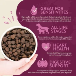 Earthborn Holistic Venture Limited Ingredient Grain-Free Rabbit Meal & Pumpkin Dry Dog Food -Pawsphoria Sales Store 931382 PT3. AC SS1800 V1697757760