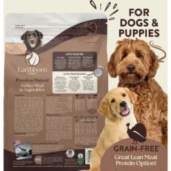 Earthborn Holistic Primitive Natural Turkey Meal & Vegetables Grain-Free Dry Dog Food -Pawsphoria Sales Store 931422 PT2. AC SS1800 V1697736253