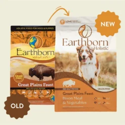 Earthborn Holistic Great Plains Feast Bison Meal & Vegetables Grain-Free Dry Dog Food -Pawsphoria Sales Store 931446 PT7. AC SS1800 V1697754631