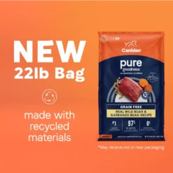 CANIDAE Grain-Free PURE Limited Ingredient Wild Boar & Garbanzo Bean Recipe Dry Dog Food -Pawsphoria Sales Store 93155 PT2. AC SS1800 V1684837252