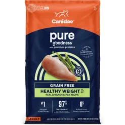 CANIDAE Grain-Free PURE Healthy Weight Limited Ingredient Chicken & Pea Recipe Dry Dog Food
