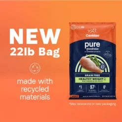 CANIDAE Grain-Free PURE Healthy Weight Limited Ingredient Chicken & Pea Recipe Dry Dog Food -Pawsphoria Sales Store 93159 PT2. AC SS1800 V1684793487