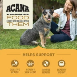 ACANA Free-Run Poultry Recipe Grain-Free Dry Dog Food -Pawsphoria Sales Store 93449 PT4. AC SS1800 V1694097530