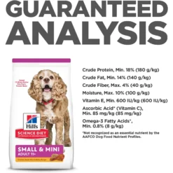 Hill's Science Diet Adult 11+ Small & Mini Chicken Meal, Barley & Brown Rice Recipe Dry Dog Food -Pawsphoria Sales Store 93537 PT8. AC SS1800 V1609452439