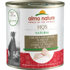 Almo Nature HQS Natural Chicken Drumstick Adult Canned Dog Food
