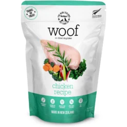 The New Zealand Natural Pet Food Co. Woof Chicken Air Dried Dog Food, 3.5-oz Bag