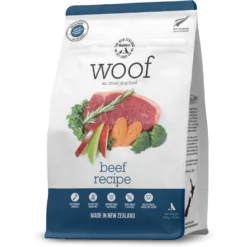 The New Zealand Natural Pet Food Co. Woof Beef Air Dried Dog Food, 26.5-oz Bag