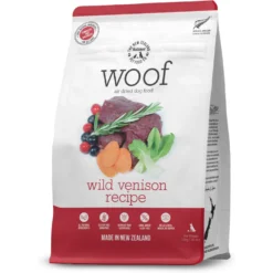 The New Zealand Natural Pet Food Co. Woof Venison Air Dried Dog Food, 26.5-oz Bag