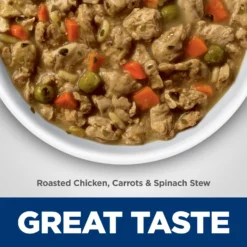Hill's Science Diet Adult Healthy Cuisine Roasted Chicken, Carrots & Spinach Stew Canned Dog Food -Pawsphoria Sales Store 94002 PT3. AC SS1800 V1598148395
