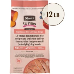 Merrick Lil' Plates Grain-Free Chicken-Free Real Salmon + Sweet Potato Recipe Small Breed Dry Dog Food -Pawsphoria Sales Store 94165 PT2. AC SS1800 V1671551685