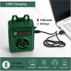 Hoistspark Rechargeable Weather-Proof Ultrasonic Dog Bark Control Training, Green -Pawsphoria Sales Store 943966 PT4. AC SS1800 V1695055747