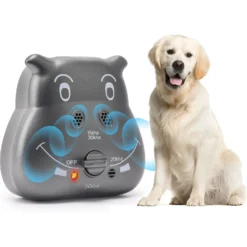 Hoistspark Safe Ultrasonic With Adjustable Ultrasonic Level Dog Bark Control Training, Black