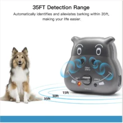 Hoistspark Safe Ultrasonic With Adjustable Ultrasonic Level Dog Bark Control Training, Black -Pawsphoria Sales Store 943982 PT2. AC SS1800 V1695055627
