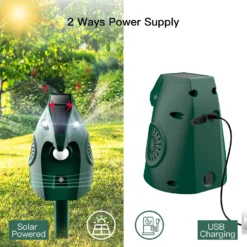 Hoistspark PIR Motion Detector Animal Repeller Devices With Solar Energy & 2 Working Modes Dog Bark Control, Green -Pawsphoria Sales Store 944014 PT5. AC SS1800 V1695052217