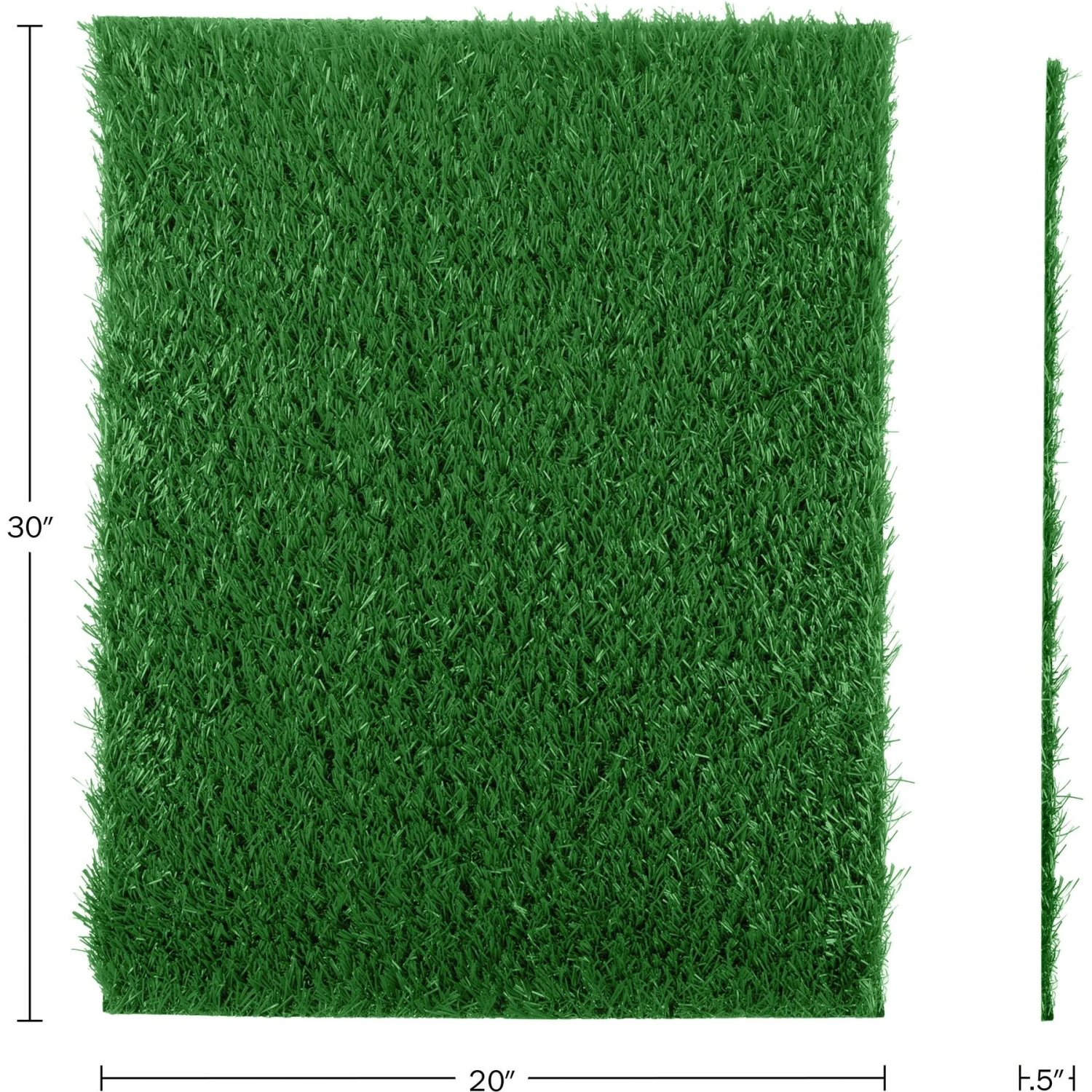 Pet Adobe Artificial Grass Replacement Mats, Large: 20 X 30-in, 3 Count 2 Pet Adobe Artificial Grass Replacement Mats, Large: 20 X 30-in, 3 Count - Image 2