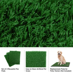 Pet Adobe Artificial Grass Replacement Mats, Large: 20 X 30-in, 3 Count 8 Pet Adobe Artificial Grass Replacement Mats, Large: 20 X 30-in, 3 Count -Pawsphoria Sales Store 944518 PT3. AC SS1800 V1698262842