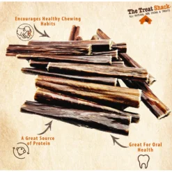 The Treat Shack 6-in Beef Esophagus Gullet Sticks Dog Treat -Pawsphoria Sales Store 948694 PT4. AC SS1800 V1698425077