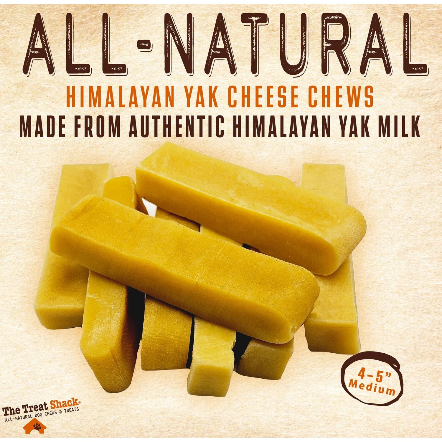 The Treat Shack Medium 4-5-in Himalayan Yak Cheese Chews Dog Treat 3 The Treat Shack Medium 4-5-in Himalayan Yak Cheese Chews Dog Treat - Image 3