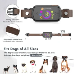 GroovyPets Waterproof Smart Barking Control Dog Collar -Pawsphoria Sales Store 954270 PT6. AC SS1800 V1695821107