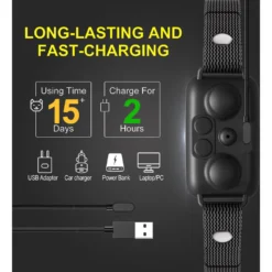 GroovyPets Non-Shock Vibration Barking Stopper Automatic Collar Color Screen -Pawsphoria Sales Store 954286 PT3. AC SS1800 V1695821248