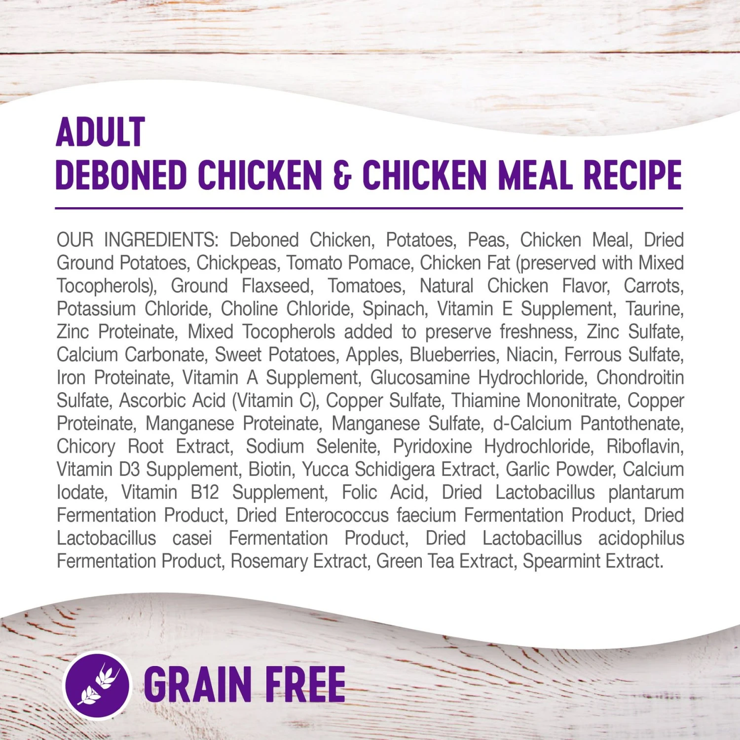 Wellness Grain-Free Complete Health Adult Deboned Chicken & Chicken Meal Recipe Dry Dog Food 6 Wellness Grain-Free Complete Health Adult Deboned Chicken & Chicken Meal Recipe Dry Dog Food - Image 6