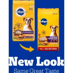 Pedigree Roasted Chicken & Vegetable Flavor With Bacon Flavored Bites Adult Dry Dog Food 11 Pedigree Roasted Chicken & Vegetable Flavor With Bacon Flavored Bites Adult Dry Dog Food -Pawsphoria Sales Store 959014 PT2. AC SS1800 V1695058759