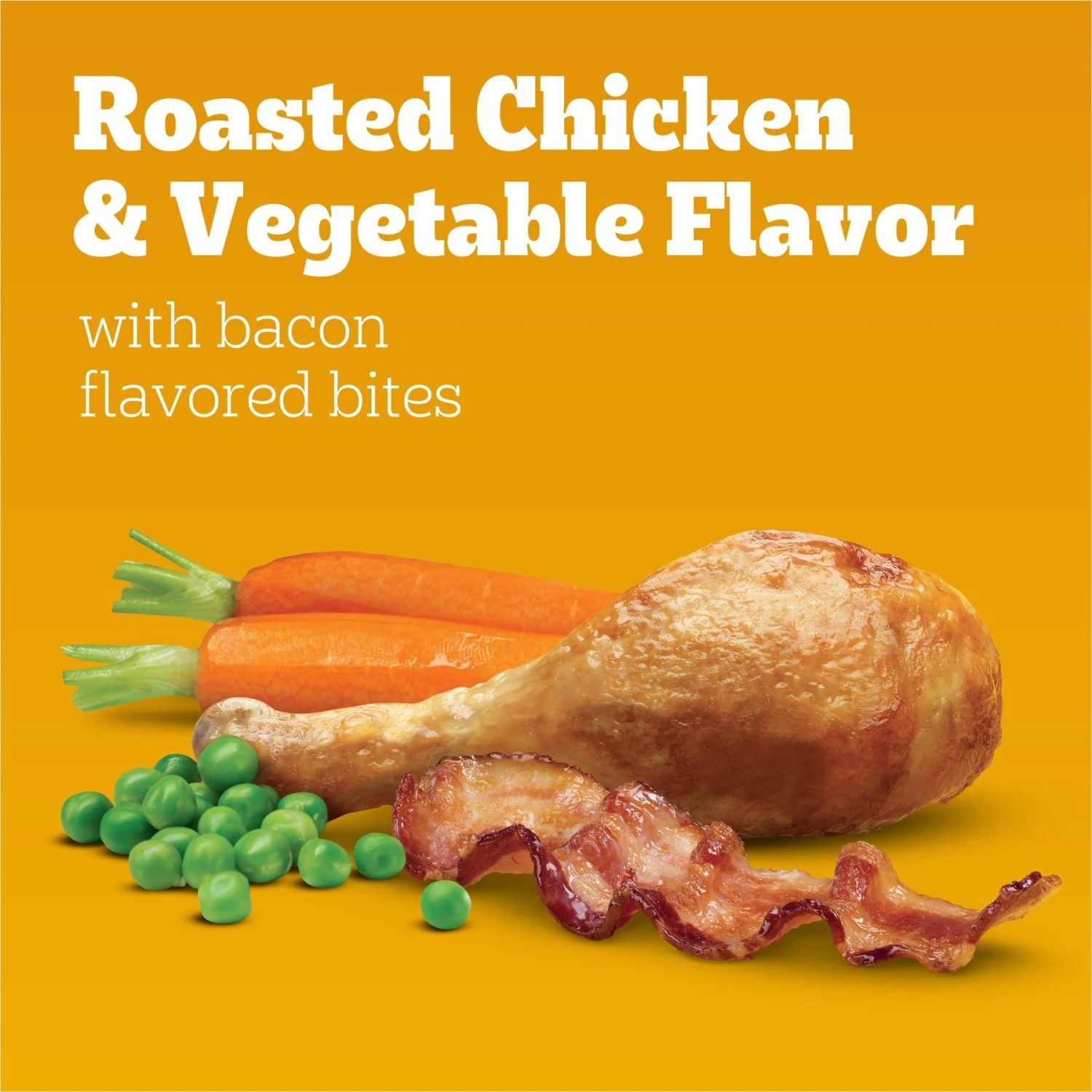 Pedigree Roasted Chicken & Vegetable Flavor With Bacon Flavored Bites Adult Dry Dog Food 5 Pedigree Roasted Chicken & Vegetable Flavor With Bacon Flavored Bites Adult Dry Dog Food - Image 5