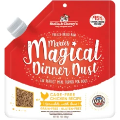 Stella & Chewy's Marie's Magical Dinner Freeze-Dried Raw Dust Grass-Fed Beef Dog Food Topper & Stella & Chewy's Marie's Magical Dinner Dust Freeze-Dried Raw Cage-Free Chicken Dog Food Topper -Pawsphoria Sales Store 971686 PT5. AC SS1800 V1696337933