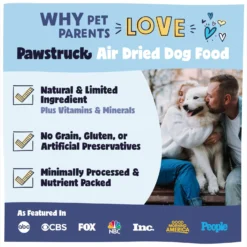 Pawstruck Fish Recipe Grain-Free Air Dried Dog Food -Pawsphoria Sales Store 971974 PT2. AC SS1800 V1696360077