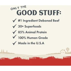 Health Extension Beef Recipe Non-GMO Air-Dried Dog Food, 2-lb Bag -Pawsphoria Sales Store 972246 PT5. AC SS1800 V1698169665