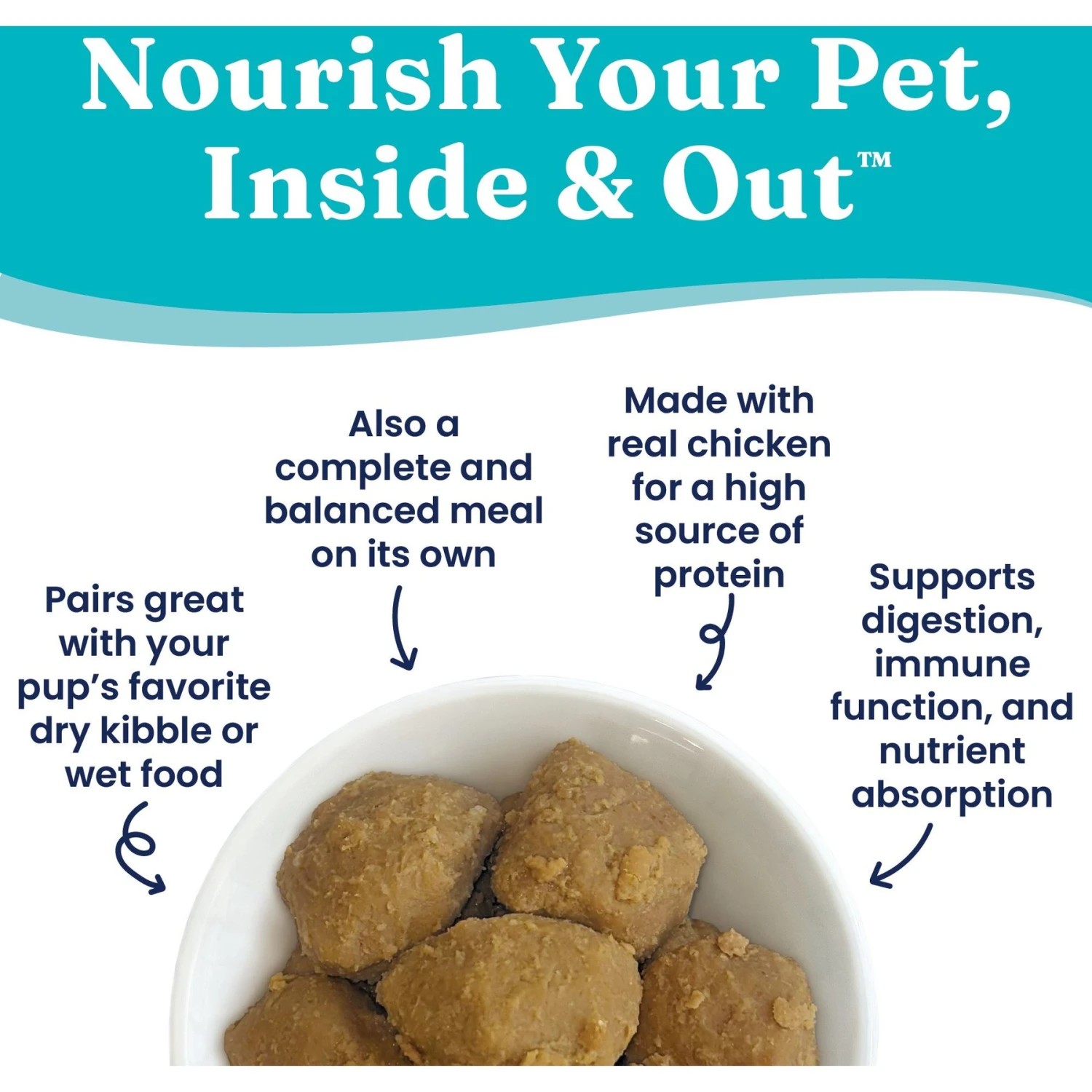 Solid Gold Chicken Meatball In Gravy With Nutrientboost High-Protein Wet Dog Food Topper, 10.5-oz Pouch 3 Solid Gold Chicken Meatball In Gravy With Nutrientboost High-Protein Wet Dog Food Topper, 10.5-oz Pouch - Image 3