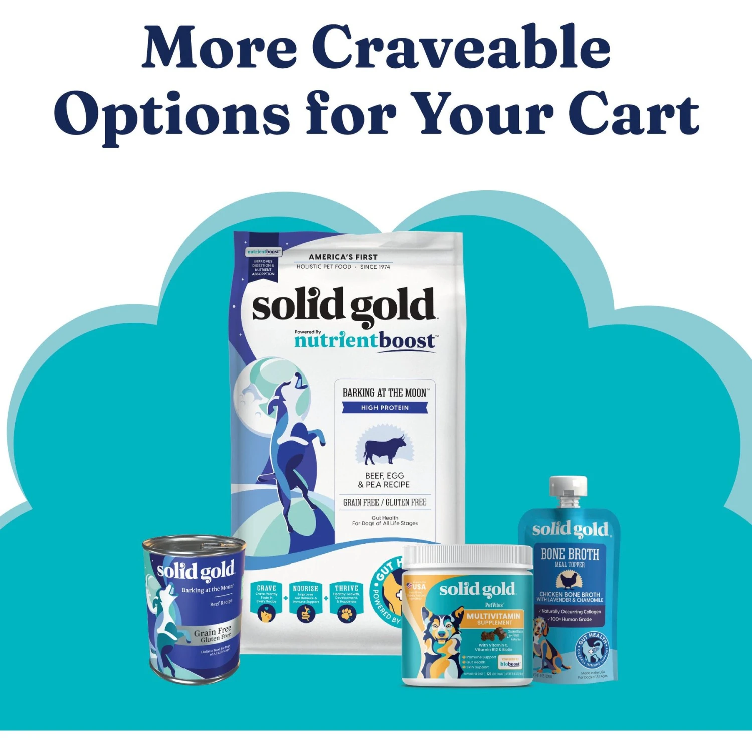 Solid Gold Chicken Meatball In Gravy With Nutrientboost High-Protein Wet Dog Food Topper, 10.5-oz Pouch 7 Solid Gold Chicken Meatball In Gravy With Nutrientboost High-Protein Wet Dog Food Topper, 10.5-oz Pouch - Image 7