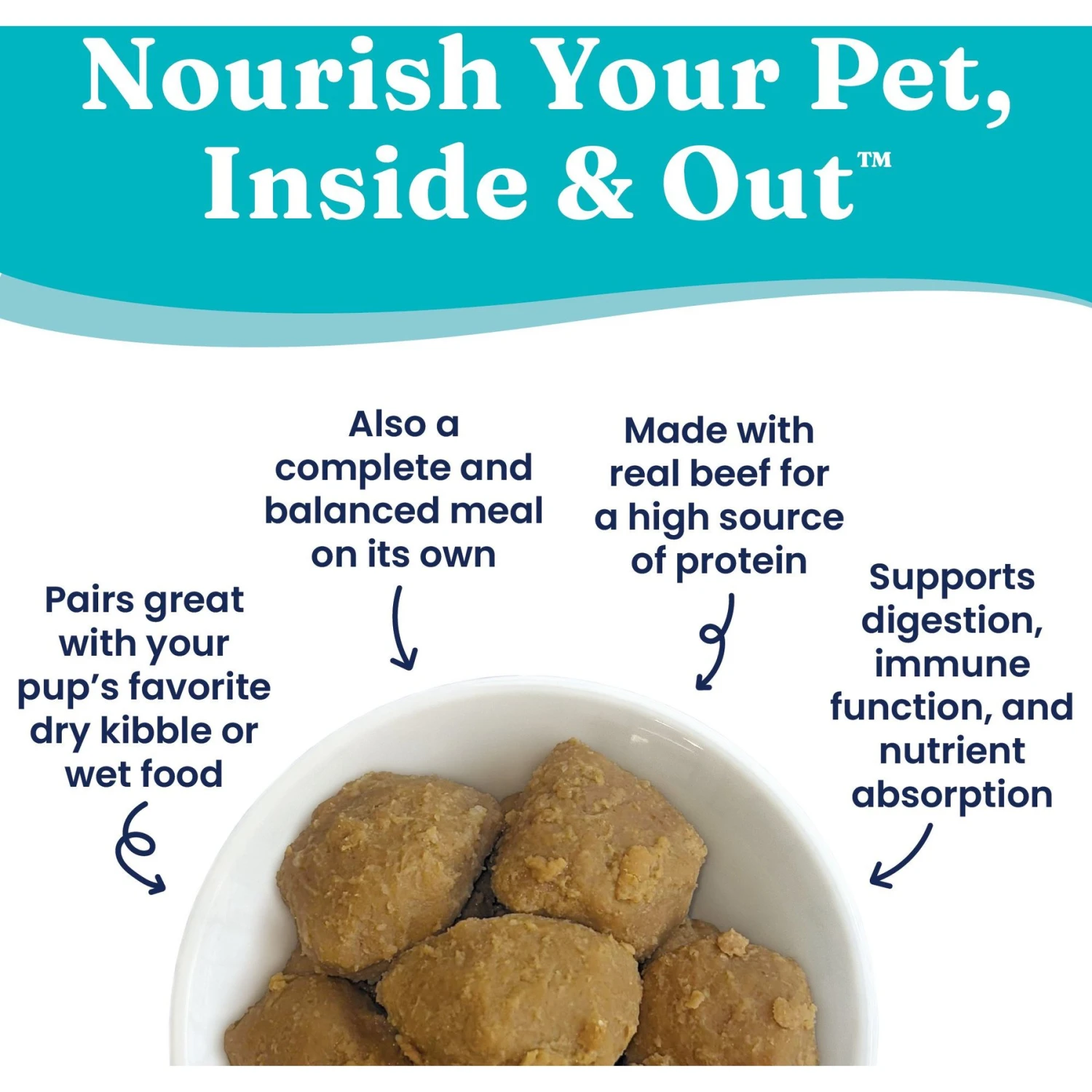 Solid Gold Beef Meatball In Gravy With Nutrientboost High-Protein Wet Dog Food Topper, 10.5-oz Pouch 3 Solid Gold Beef Meatball In Gravy With Nutrientboost High-Protein Wet Dog Food Topper, 10.5-oz Pouch - Image 3