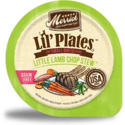 Merrick Lil' Plates Grain-Free Small Breed Wet Dog Food Little Lamb Chop Stew