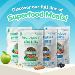 Healthybud Beef Patties Freeze-Dried Dog Food, 14-oz Bag -Pawsphoria Sales Store 992606 PT7. AC SS1800 V1702938435