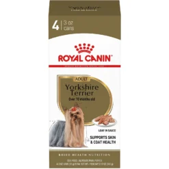 Royal Canin Breed Health Nutrition Yorkshire Terrier Adult Loaf In Sauce Dog Food